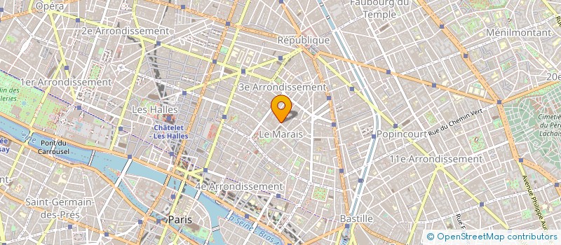 localisation de l'entreprise EUROLAN RESEARCH à PARIS