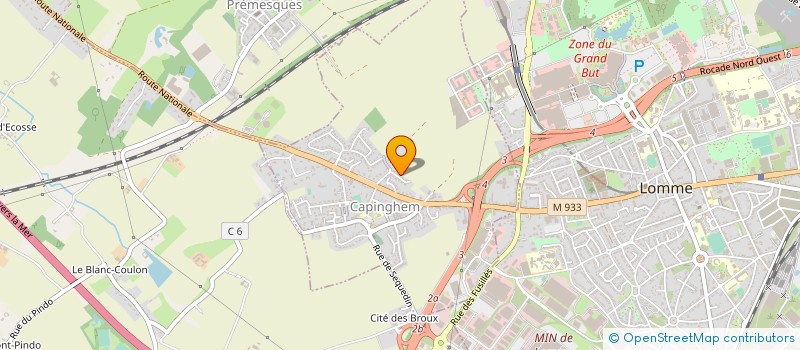 localisation de l'entreprise EUROLAND COMPUTER à LILLE
