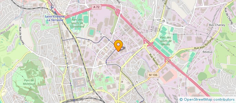 localisation de l'entreprise EUROLAND GLOBAL LOGISTICS LOIRE  SAINT-ETIENNE