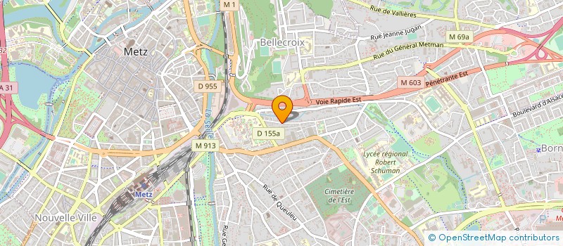 localisation de l'entreprise EUROLANG  METZ