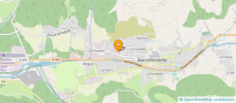 localisation de l'entreprise EUROLANG'UBAYE à BARCELONNETTE