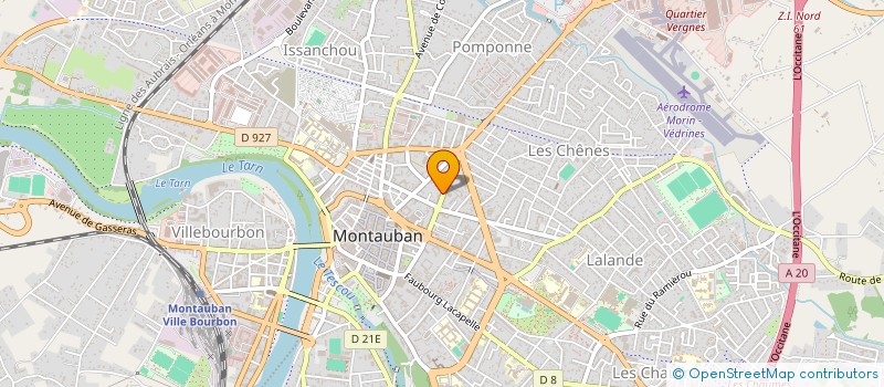 localisation de l'entreprise EUROLANGUES à MONTAUBAN
