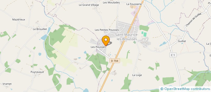 localisation de l'entreprise EUROLD BUREAUTIQUE HOLDING à SAINT-MAURICE-LES-BROUSSES
