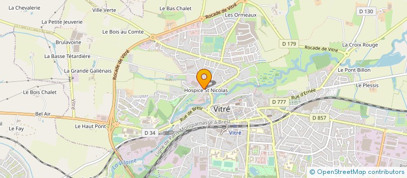 localisation de l'entreprise EUROLEHA  VITRE