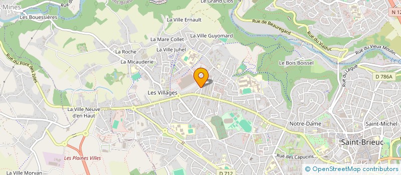 localisation de l'entreprise EUROLIAN 22 à SAINT-BRIEUC