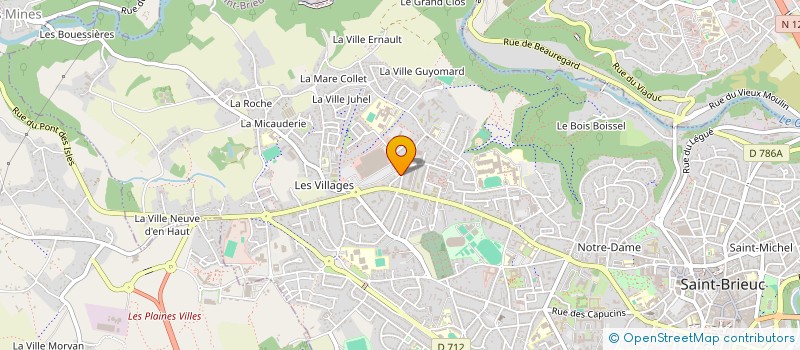 localisation de l'entreprise EUROLIAN à SAINT-BRIEUC