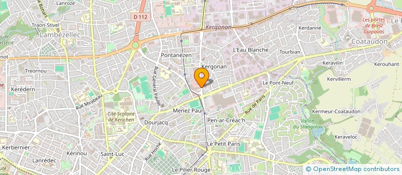localisation de l'entreprise EUROLIAN INVEST à BREST