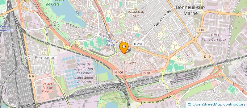 localisation de l'entreprise EUROLIFT AUTECH à CRETEIL