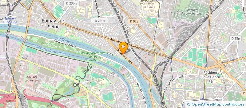 localisation de l'entreprise EUROLINE à EPINAY-SUR-SEINE
