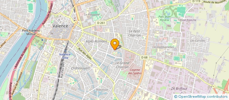 localisation de l'entreprise EUROLINE SARL à VALENCE