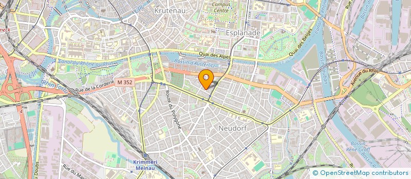 localisation de l'entreprise EUROLINER à STRASBOURG