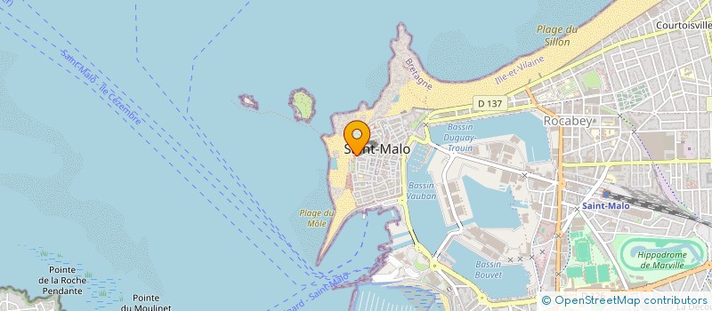 localisation de l'entreprise EUROLINK FRANCE à SAINT-MALO