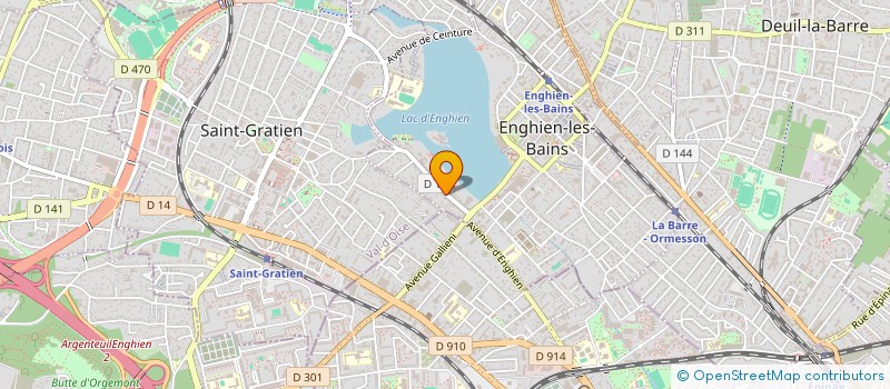 localisation de l'entreprise EUROLINKS à ENGHIEN-LES-BAINS