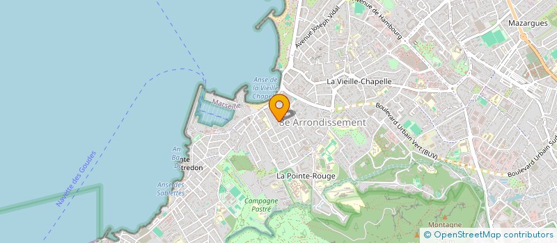 localisation de l'entreprise EUROLINKS - SIPR DEFENSE à MARSEILLE