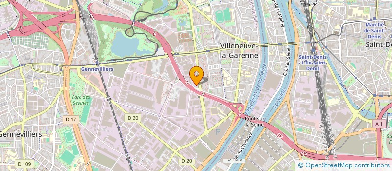 localisation de l'entreprise EUROLIS à LE BOURGET