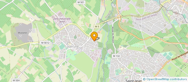 localisation de l'entreprise EUROLIS HOME  LAVERUNE