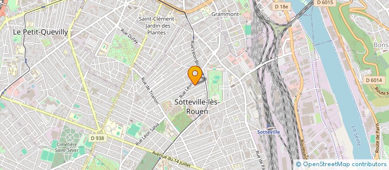 localisation de l'entreprise EUROLIV'76 à SOTTEVILLE-LES-ROUEN