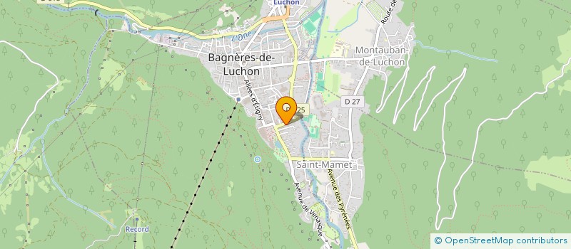 localisation de l'entreprise EUROLIVA à BAGNERES-DE-LUCHON