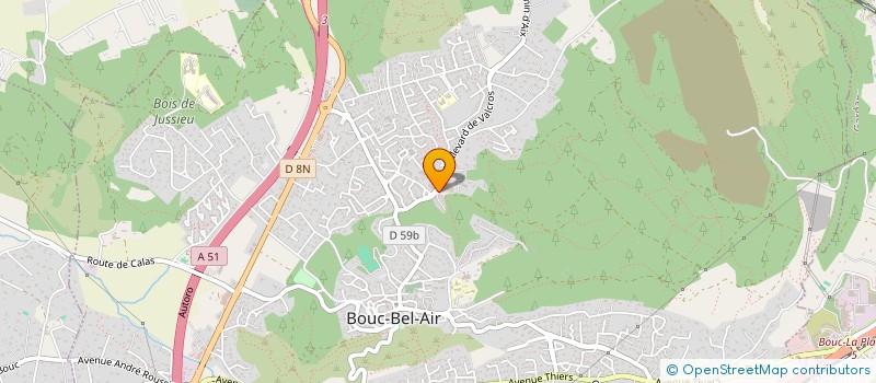 localisation de l'entreprise EUROLOC à BOUC-BEL-AIR