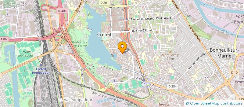 localisation de l'entreprise EUROLOC  CRETEIL