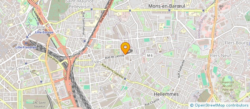 localisation de l'entreprise EUROLOCAR à LILLE