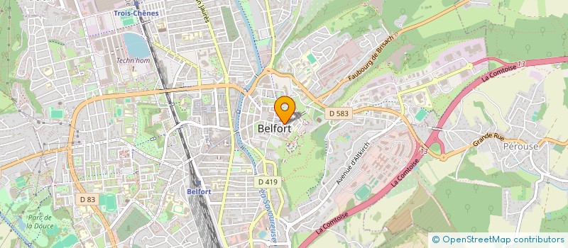 localisation de l'entreprise EUROLOGOS  BELFORT