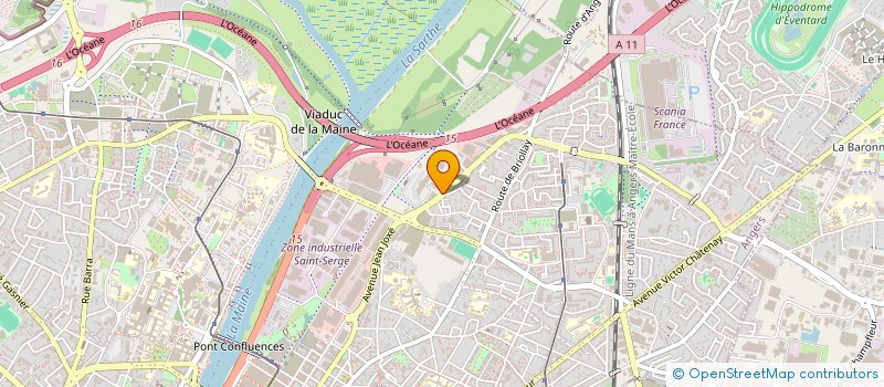 localisation de l'entreprise EUROLOIRE à ANGERS