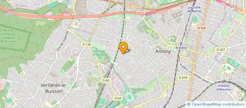 localisation de l'entreprise EUROLYRIQUE à ANTONY