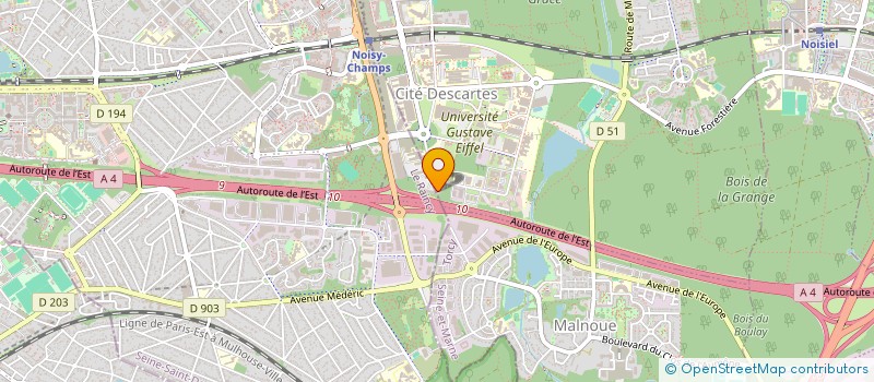 localisation de l'entreprise EUROLYS SYSTEMES à CHAMPS-SUR-MARNE