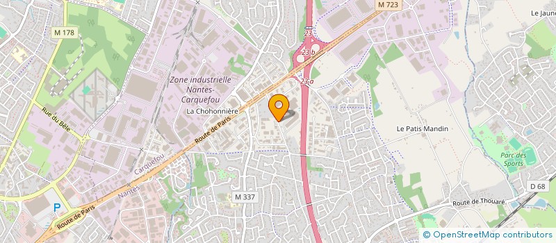 localisation de l'entreprise EUROMA à SAINTE-LUCE-SUR-LOIRE