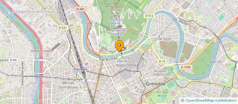 localisation de l'entreprise EUROMAC à GRENOBLE