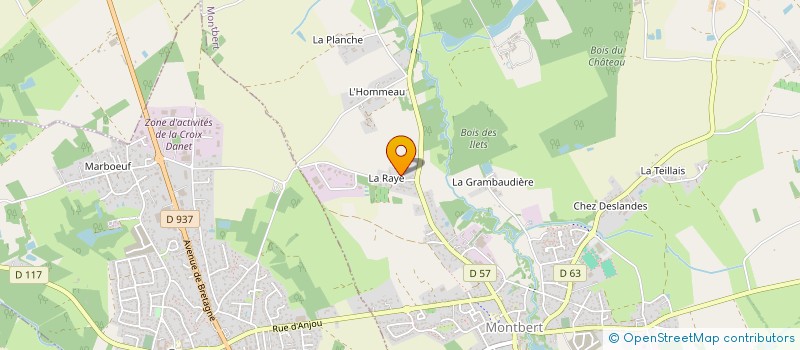 localisation de l'entreprise EUROMAC GIRONDE  MONTBERT