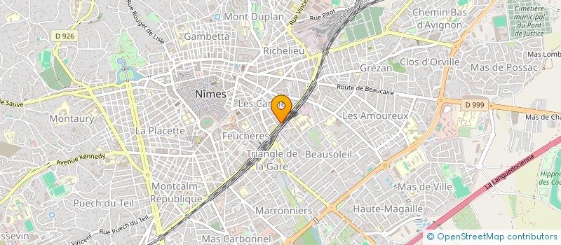 localisation de l'entreprise EUROMAC SARL à NIMES