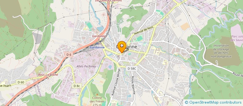 localisation de l'entreprise EUROMADIS à GARDANNE