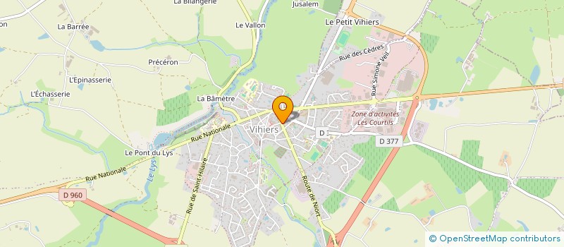 localisation de l'entreprise EUROMAG à LYS-HAUT-LAYON