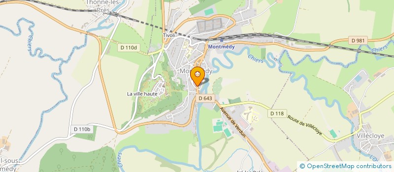 localisation de l'entreprise EUROMAG à MONTMEDY