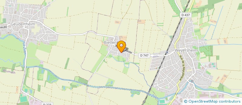 localisation de l'entreprise EUROMAIER  BIETLENHEIM