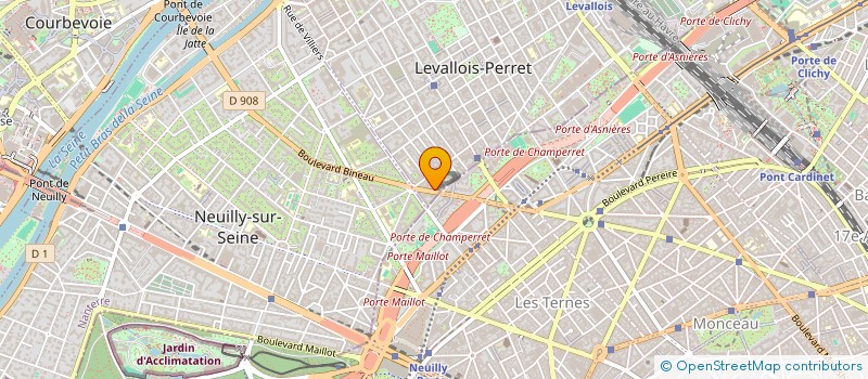 localisation de l'entreprise EUROMAN à LEVALLOIS-PERRET