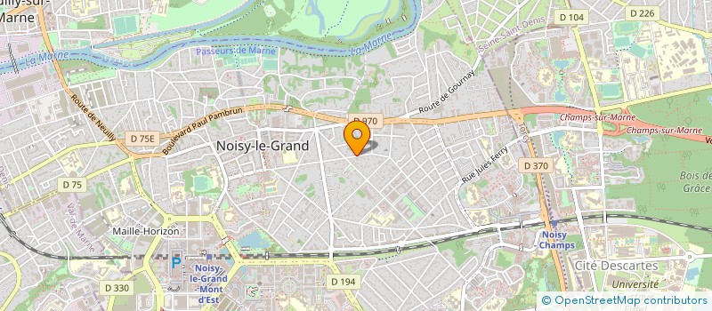 localisation de l'entreprise EUROMARNE à NOISY-LE-GRAND