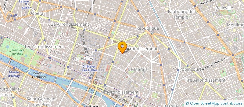 localisation de l'entreprise EUROMARO à PARIS