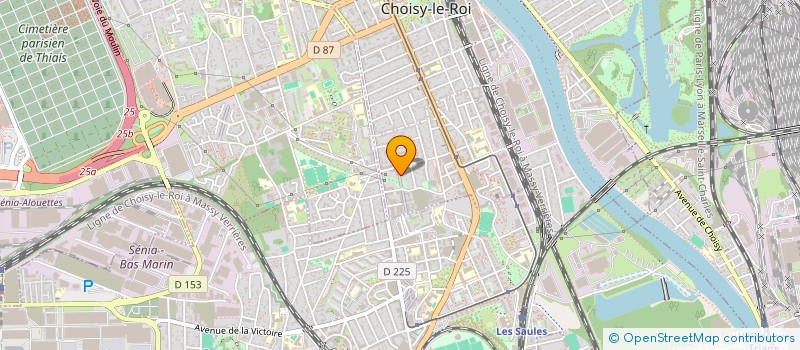 localisation de l'entreprise EUROMAT NF  CHOISY-LE-ROI