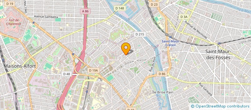 localisation de l'entreprise EUROMATEG S A R L à CRETEIL