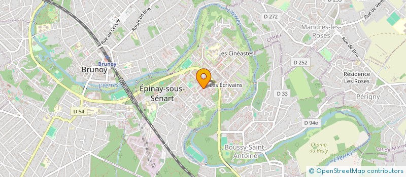 localisation de l'entreprise EUROMATERIEL à EPINAY-SOUS-SENART