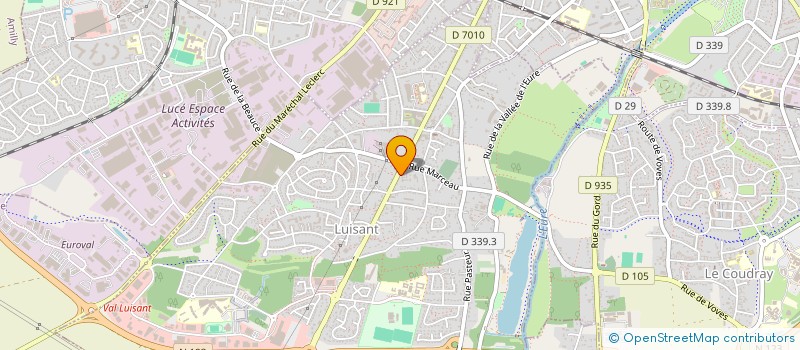 localisation de l'entreprise EUROMATIQUE à LUISANT