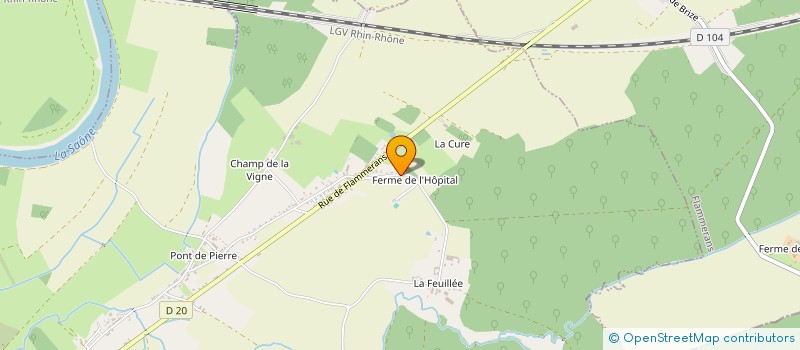 localisation de l'entreprise EUROMEAP-IMMO SCI A CAPITAL VARIABLE  AUXONNE