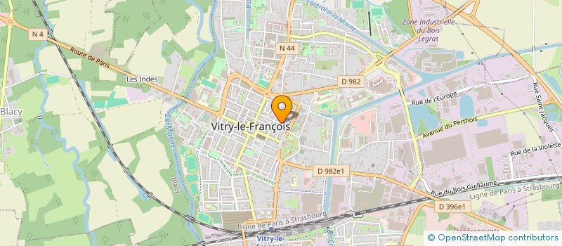 localisation de l'entreprise EUROMED BUILDING MASTERS à VITRY-LE-FRANCOIS
