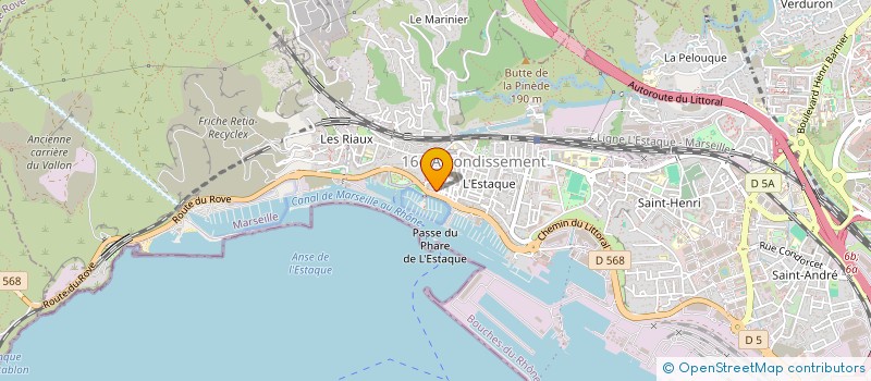 localisation de l'entreprise EUROMED CONSEILS AUDIT  MARSEILLE