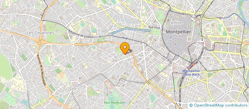 localisation de l'entreprise EUROMED I EX à MONTPELLIER