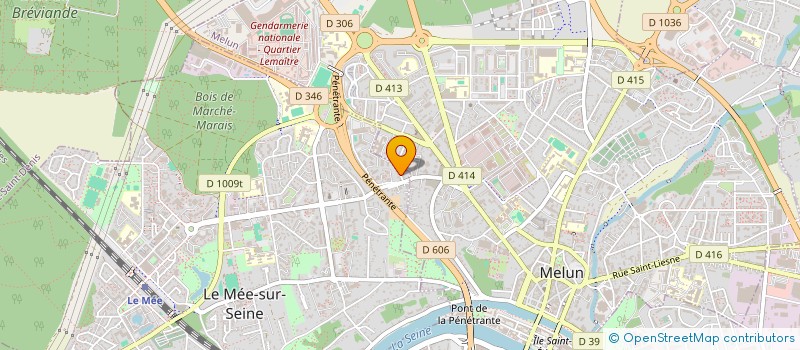 localisation de l'entreprise EUROMED INTERNATIONAL  LE MEE-SUR-SEINE