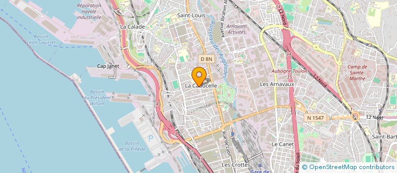 localisation de l'entreprise EUROMEDICA S&C à MARSEILLE